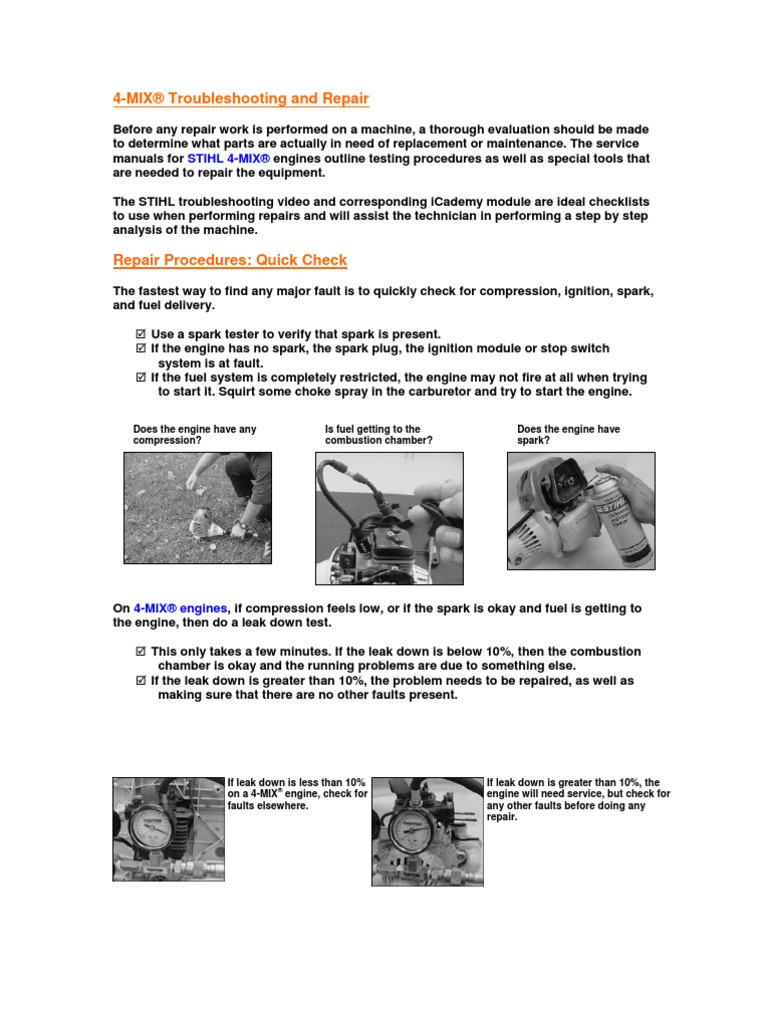 Stihl FS 130 Manual PDF | PDF | Carburetor | Throttle