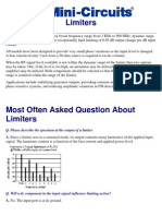 Limiters: Q. Please Describe The Spectrum at The Output of A Limiter