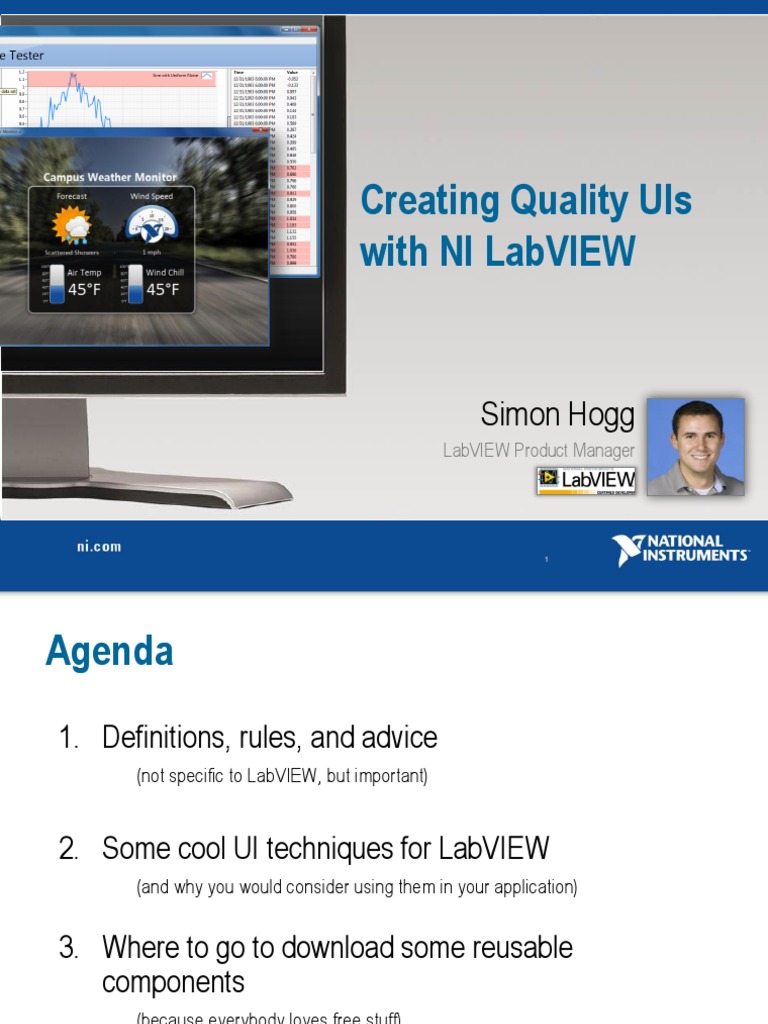 Effective UI Design Tips for LabVIEW | PDF | User Interface | Tab (Gui)