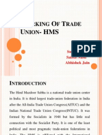 Working of Trade Union - HMS