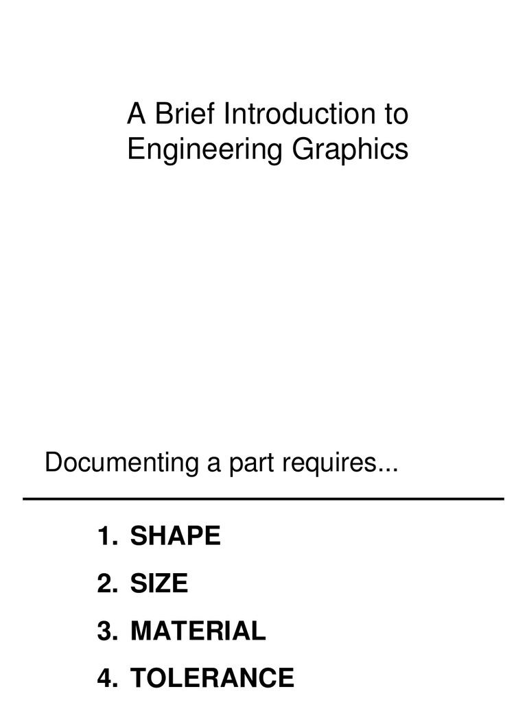 Engineering Graphics Essentials | PDF | Screw | Engineering Tolerance