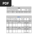 Head Clearances - Roy Mech | PDF | Screw | Metalworking