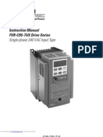 Instruction Manual FVR-C9S-7UX Drive Series: Single-Phase 240 V AC Input Type