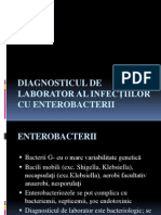 Diagnosticul de Laborator Al Infecţiilor Cu Enterobacterii