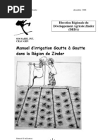 Manuel Irrigation Goutte a Goutte DRDAZinder SOS SAHEL 2008