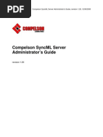 Compelson Syncml Server Administrator'S Guide: Revision 1.26