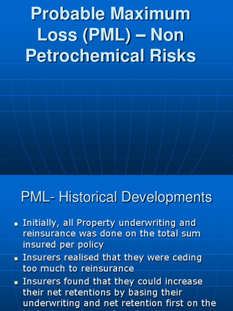 PML.ppt Reinsurance Insurance