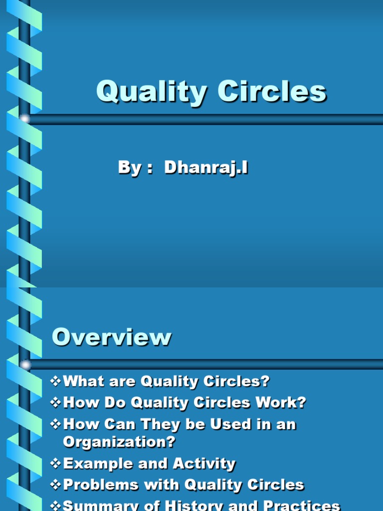 Quality Circles.ppt Applied Psychology Learning Free 30day Trial