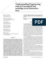 First Steps in Understanding Engineering Students' Growth of Conceptual and Procedural Knowledge in An Interactive Learning Context