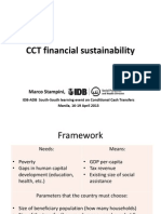 SSL-CCT: Overview Experience From Latin America - Financing and Fiscal Sustainability