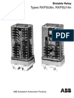 Types RXPSU6n, RXPSU14n: Bistable Relay