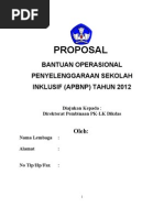 Download proposalbopinklusiapbnp by Jalaludin El-kholifah SN137709404 doc pdf
