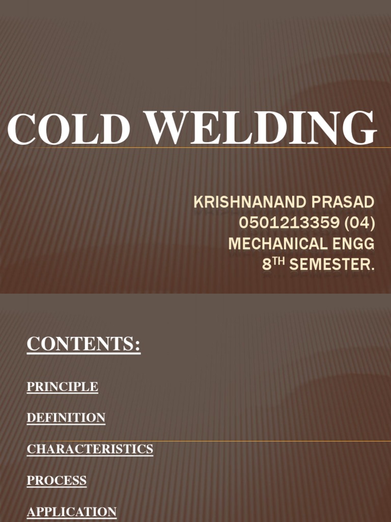 Cold Welding | Wire | Welding