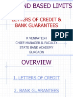 Letters of Credit & Bank Guarantees: Non-Fund Based Limits