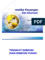 Matematika Keuangan - TINGKAT DISKONTO - Indra Maipita