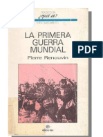 Pierre Renouvin - La Primera Guerra Mundial