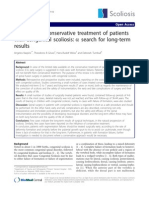 Surgical and Conservative Treatment of Patients With Congenital Scoliosis: A Search For Long-Term Results