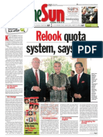 Thesun 2009-03-25 Page01 Relook Quota System Says Najib