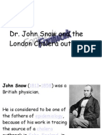 DR John Snow and Cholera