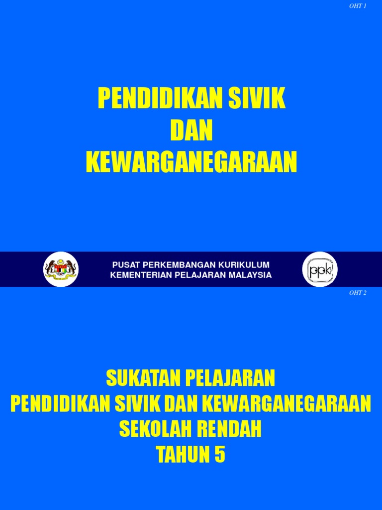 Sukatan Pelajaran Sivik Tahun 5