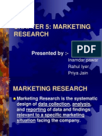 Marketing Research Chapter Summary