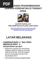 Download Tantangan Pengembangan Jaminan Kesehatan di Tingkat _desa by sutopo patriajati SN13772898 doc pdf