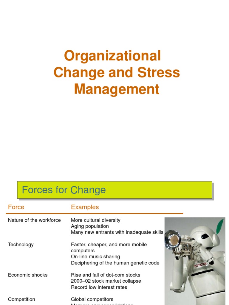 Organizational Change and Stress Management | PDF | Organization ...