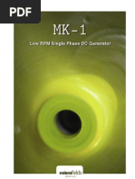 Download MK1 single phase low RPM electric generator by sdoctor SN13773691 doc pdf