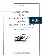 Valorisation de La Biomasse Vegetale