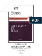 Castro Josue de - Geografia Da Fome