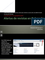 Alertas de Revistas en Pubmed