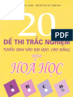 20 de Thi Trac Nghiem Dai Hoc Mon Hoa Hoc