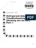 Heat Pump 22 Refrigerant-side Troubleshooting Heat Air-To-Air Part 1