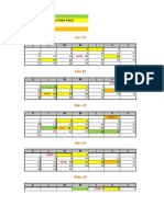 Calendario de Entrega 2014