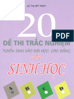 20 de Thi Trac Nghiem Dai Hoc Mon Sinh Hoc