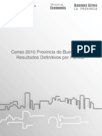 Censo 2010 Provincia de Buenos Aires