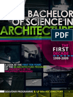 UP Min BS Architecture Souvenir Program