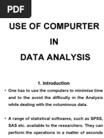 Use of Computer and Data.. 