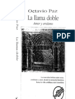 77495307 La Llama Doble Octavio Paz La Historia Del Amor y El Erotismo en La Literatura