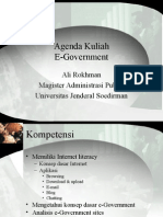Agenda Kuliah E-Gov MAP 2009(2)