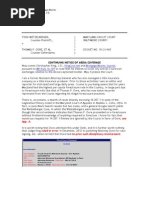 Download Foreclosure Mill Attorney Thomas P Dore Hearing on Emergency Rule 14-2071 Violations by Christopher King SN137785629 doc pdf