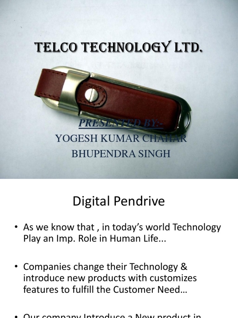 Innovative Digital Pendrive Features | PDF
