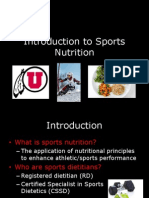 condensed introduction to sports nutrition presentation