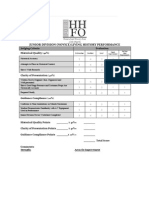 Hhfo Junior Division Novice Living History Performance Evaluation Form