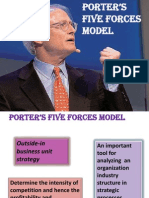 PORTER’S FIVE FORCES MODEL ANALYSIS