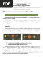 FI nº1 -O que existe no Universo-resumos+exercicios