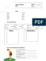 Dossier D'estiu de Llengua Anglesa. 5è D'educació Primària