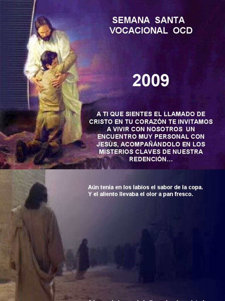 Encuentro Vocacional en Semana Santa | PDF | Oración | Cristo (título)