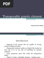 Transposable Genetic Element