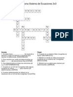 Crucigrama-Sistema de Ecuacione 3x3key